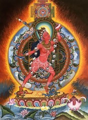 HIGH-QUALITY DIGITAL GICLEE PRINT OF AN ORIGINAL VAJRAYOGINI NEWARI THANGKA