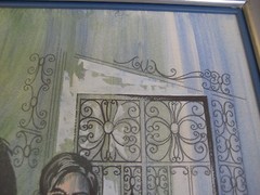 ORIGINAL WATERCOLOR SIGNED BY B. FROST, 20″ X 15″ (IMAGE), 22″ X 17 1/4″ (FRAME)