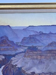 ANTIQUE LANDSCAPE PAINTING AMERICAN PLEIN AIR GRAND CANYON 1930’S RARE GARDNER
