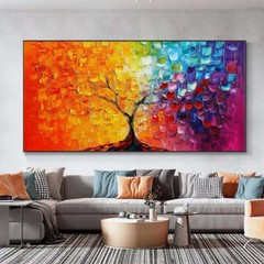 Hand Painted Oil Painting On Canvas Abstract Wall Art Modern Home Decor X271
