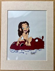 Hand painted Fan Art Serigraph Style Cel Tarzan Animation