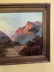 Framed Oil On Canvas – Scottish Landscape by Francis E Jamieson (1895-1950)