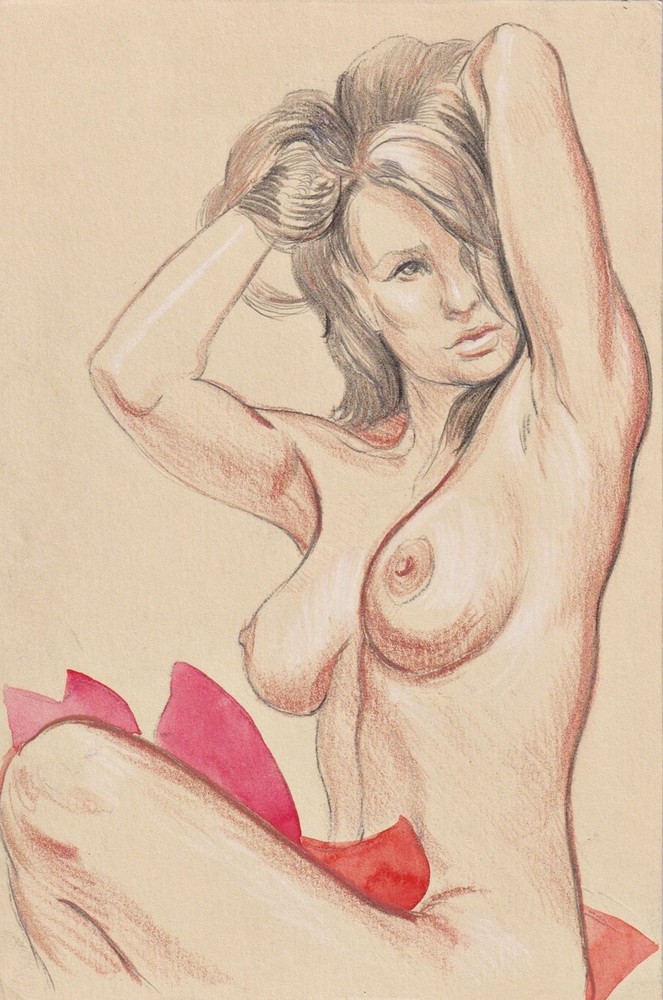 Nude nude naked woman woman new femme nude drawing drawing design erotic – x41