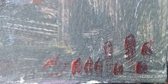 Original Fine Art : Russian avant-garde oil painting by Sergey Zagorskiy