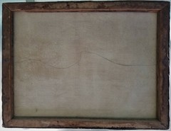 Antique Oil Painting Landscape Mountain Scene