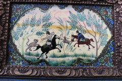 Vintage Framed Persian Miniature Painting