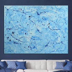 Jackson Pollock ￼style Professional Painting 84”X62” (7 Foot) Abstract Modern XL