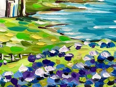 Bluebonnets Oil Painting Austin Texas Hill Country Original Art 8×10 in