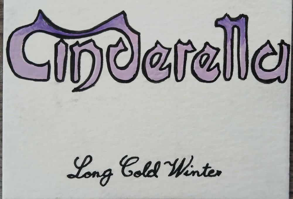 Cinderella Rock Music Album Art ATC CARD ACEO ORIGINAL HAND PAINTED Signed OOAK