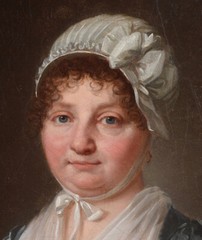 Henri Nicolas van Gorp (1761-1845) „Female portrait“, oil on canvas, 1800/1805