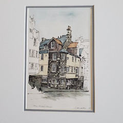 John Knox’s House Edinburgh Scotland – Is it a Print or a Watercolor Painting??