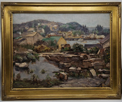 Ivan Summers Impressionist Painting ~ Old Quarry, Vinal Haven Maine