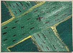 ACEO original art card 2.5” X 3.5” One Of A Kind Mixed Media Signed By Artist!