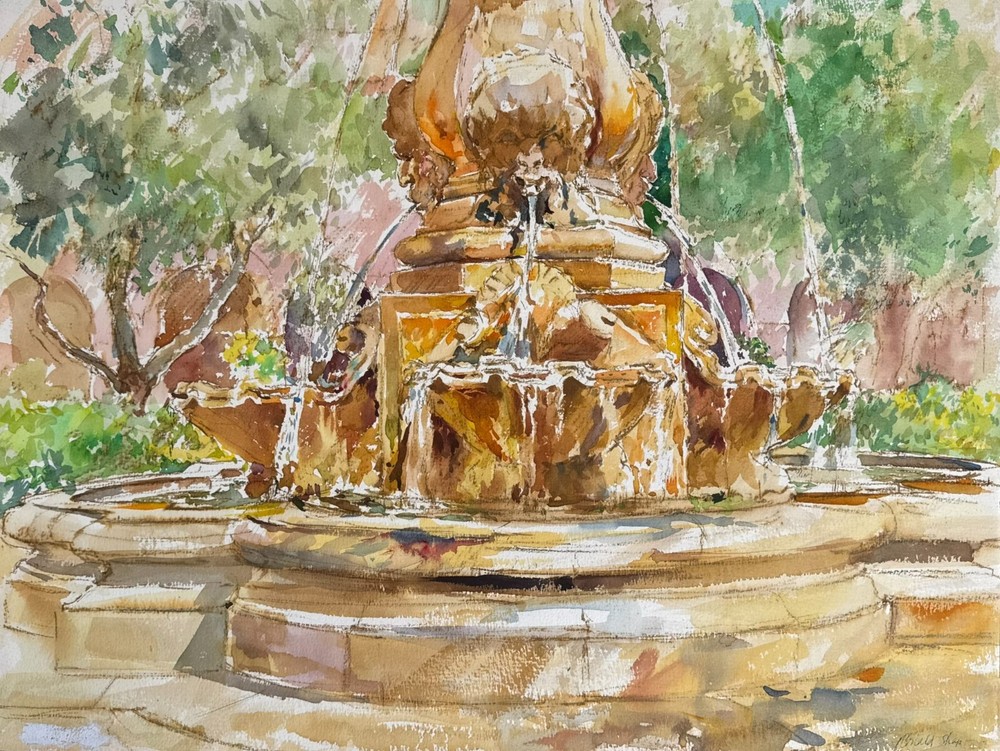 Ronald Shap | Neptune’s Fountain, Pasadena City Hall, c. 1990
