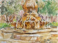 Ronald Shap | Neptune’s Fountain, Pasadena City Hall, c. 1990