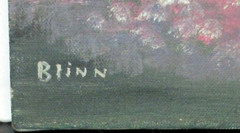 MARTHA L BLINN „PEACE IN THE VALLEY“ ORIGINAL OIL ON CANVAS LANDSCAPE PAINTING