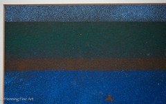 Beautiful Modernist Oil Painting Seascape Racing Boat Illegibly Signed, Nice