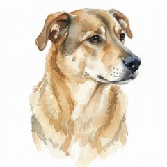 Original 16×20 Custom Hand painted watercolor Pet portraits