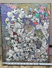 16×20″ Original Acrylic on Canvas Signed By The Artist ONE OF ONE Trippy