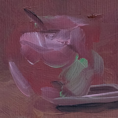 Original Oil Painting Martini & Olives, Cocktail Still Life Art, Bar Wall Decor