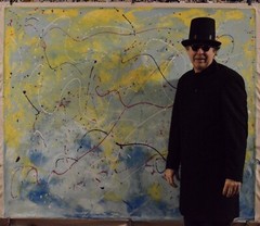 Jackson Pollack style ￼painting￼ 72” X 60”Acrylic, Abstract,POP,XL,Modern,Landsc