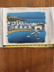Greek Island Mykonos Unframed Original Oil Painting On Canvas 8×10