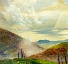 Nota Koslowsky (NY,Poland,1906-1972) oil painting 152055