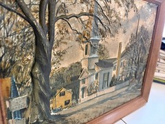18″ x 14″ This is a vintage 3D „Dimension III“ art piece by John Rogers titled