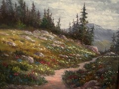ORIGINAL OIL PAINTING CANVAS SIGNED BY SHARON JEWKES, THE GIFT OF SPRING 19×23