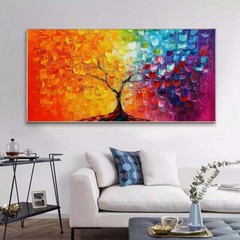 Hand Painted Oil Painting On Canvas Abstract Wall Art Modern Home Decor X271