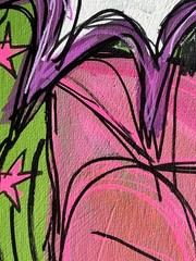 Vintage Comic Contemporary Pop Art Original Canvas Painting 11×14 Home Decor