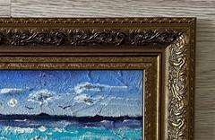 Impressionist oil painting original framed