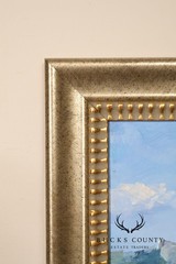 Horse Oil Painting on Canvas 55″ x 43″ Signed ‚S. T. Cesent‘ in Gold Gilt Frame