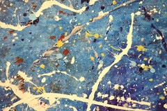 Pollock/Richter style￼ Profession￼al Painting 81” X 62”(6ft 9in)Abstract Modern