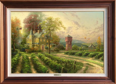 Thomas Kinkade ~ Abundant Harvest ~ 24×36 S/N Oil on Canvas Master Highlighted