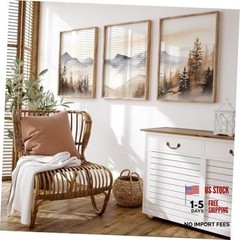 16×24 Inch Unframed Neutral Mountain Wall Art Prints