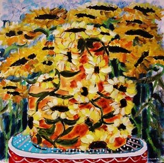Sunflowers Cake