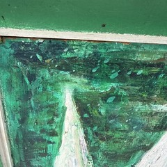 Vintage Antique Barn Find Original Oil Painting On Board Sailboats ~20”x24”