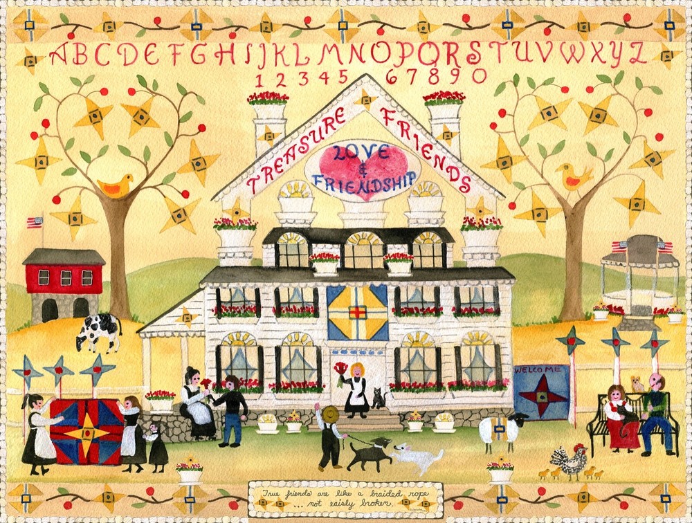 OrIgInAl WaTeRcOlOr PaInTiNg QuIlT ChIcKeN DoGs ShEEp BaRn CoW HoUsE FrIeNdS