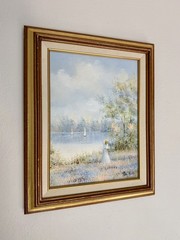 SIGNED Henri DuBois Impressionist Oil Painting – 21” x 17”