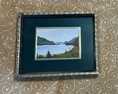 3 VTG Original Mini Paintings by Aatto Z Annala , signed AZA~ NorthWest Scenery