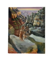 Painting Grand Canyon Arizona Landscape Desert Colorado River By Ann Gillingham