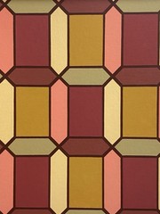 L. Makord California Vintage Op-art Hard Edge Geometric Abstract Modern Painting