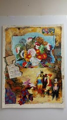 “ Untitled “ Serigraph by Alexander Wissotzky 36.5 “ X 27 “ S/N