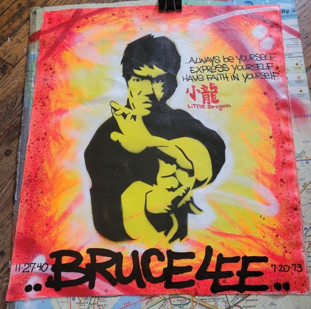 STREET ART BRUCE LEE