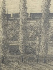 Drawing Will Ameln new objectivity like Georg Schrimpf Karl Hubbuch signed