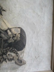 ANTIQUE OIL PAINTING ILLUSTRATION ART 1910’S WESTERN WAGON HORSE COWBOY ART OLD