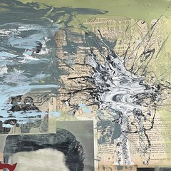 Original Mixed Media Abstract Modern Art Painting 24×36 „The King“ Signed