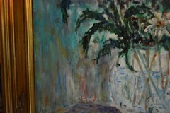 FRAMED SIGNED ORIGINAL OIL DAISIES DAISY FLOWERS A STILL LIFE ARTIST HECTO VIDAL