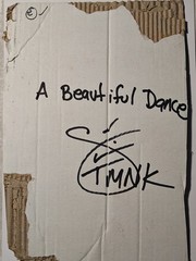 TMNK Streetart Artist – A BEAUTIFUL DANCE Original Street art (USA) 2015